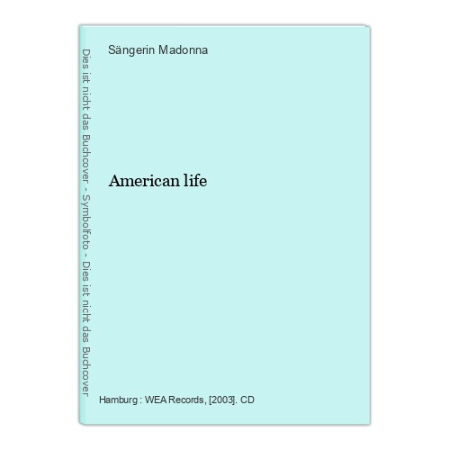 American life madonna - american,